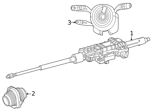 Steering Column for 2025 Mercedes-Benz GLC 43 AMG&reg; #0
