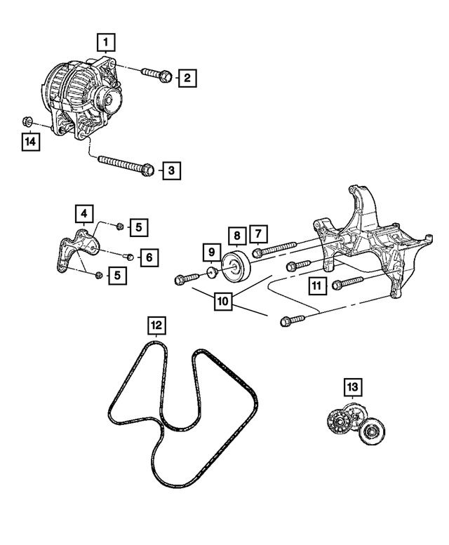 6506688AA - Electrical: Hex Head Screw And Washer for Mopar Image