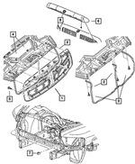 55077778AF - Cooling: Radiator Grille for Dodge: Ram 1500, Ram 2500, Ram 3500 Image