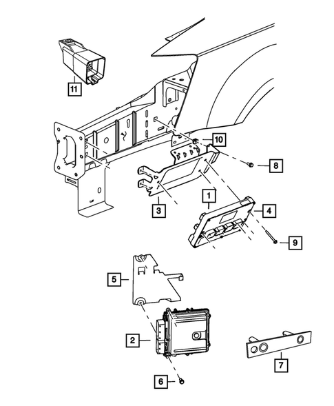 Modules and Engine Controllers for 2014 Dodge Grand Caravan #2