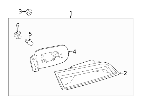 Backup Lamps for 2013 Toyota Camry #0