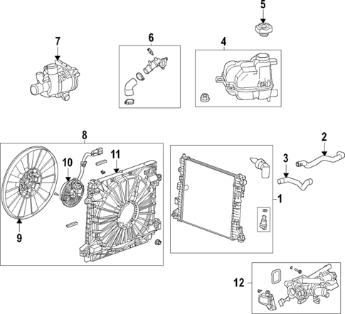 Cooling System for 2022 Cadillac CT5 #0