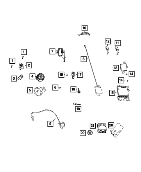 Modules and Engine Controllers for 2012 Ram C/V #0