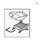 6911A328XB - Body: Cushion Assembly for Mitsubishi: Outlander Image