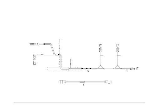 Fiber Optical Cable Wiring Harness (D2B and Most) for 1999 Mercedes-Benz E430 #1