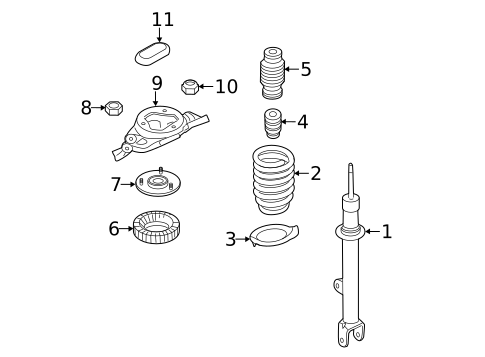 Struts & Components for 2010 Hyundai Genesis #0