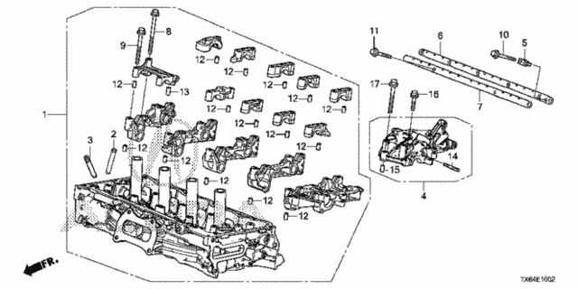 Cylinder Head (2.4L) (2) for 2017 Acura ILX #0