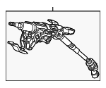 53200SHJA56 - Steering: Steering Column for Honda: Odyssey Image