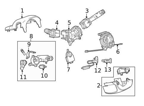 Ignition Lock for 2016 Buick LaCrosse #1