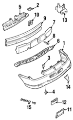 88893300 - Body: Bumper Cover for Pontiac: Grand Prix Image