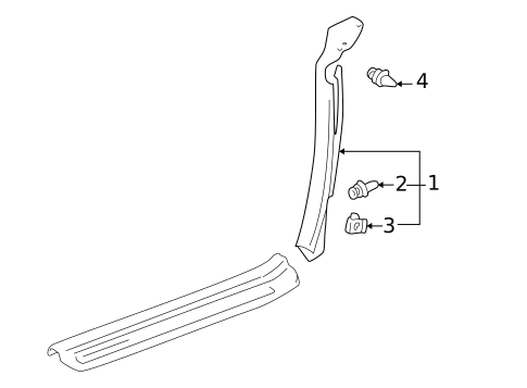 Interior Trim - Quarter Panels for 2003 Toyota MR2 Spyder #0