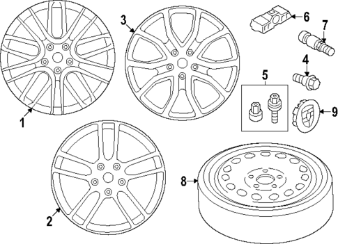 Wheels for 2024 Porsche Cayenne #1