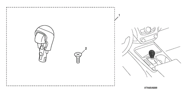 Select Knob for 2013 Acura RDX #0