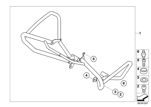 71607691697 - Protection: Spacer Bush - Di=10.5 S=5mm for BMW-Motorrad Image