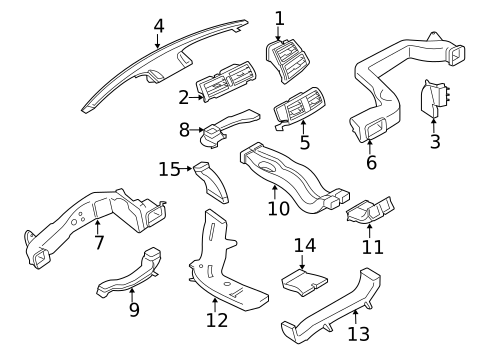 Ducts for 2015 BMW X5 #0