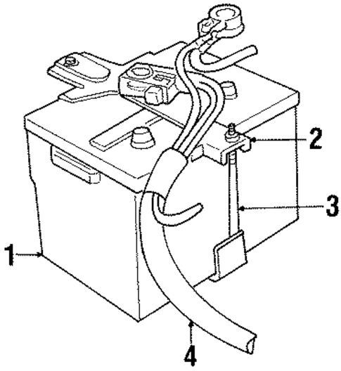 Battery for 1995 Ford Crown Victoria #0