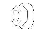11570273 - Electrical: Center Belt Assembly Nut for Saab: 9-5 Image