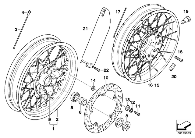 36317694474 - : Isa Screw - M8X12-10.9 zns3 for BMW-Motorrad Image