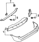 F7CZ17906BA - Body: Bumper Assembly for Ford Image image