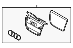8P4853651A1QP - : Center Grille for Audi: A3, A3 Quattro Image