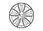 C2Z29673 - : Wheel, Alloy for Jaguar: XF, XFR, XFR-S Image