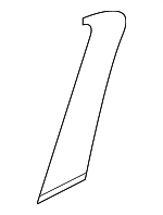 82815EZ20A - Body: Black Out Tape for Nissan: TITAN, TITAN XD Image