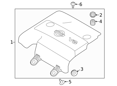 Engine Appearance Cover for 2024 Nissan Murano #0