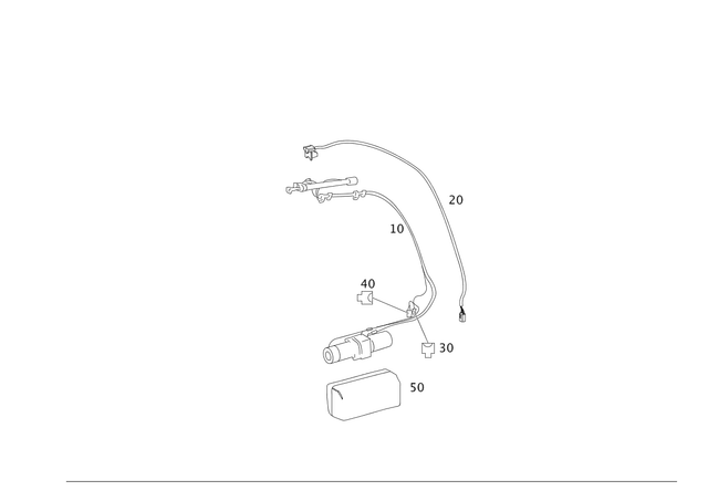2205455428 - Vacuum System/Hydraulic System: Receptacle Housing for Mercedes-Benz Image image