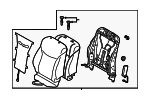 7144047322B0 - Body: Seat Back Assembly for Toyota: Prius Image