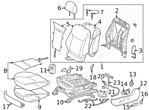 Power Seats for 2015 Toyota Prius #0