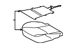 7107247390E5 - Body: Cushion Cover for Toyota: Prius Image