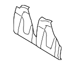 8J8885775 - Body: Seat Back Pad for Audi: TT, TT Quattro, TT RS Quattro, TTS Quattro Image