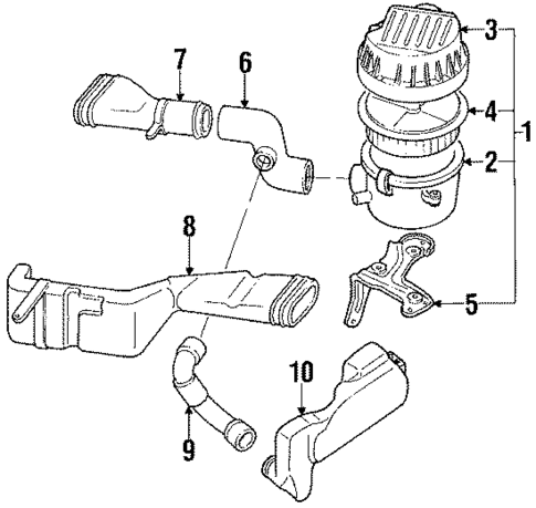 Air Inlet for 1988 Isuzu Pickup #0