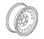 9595246 - Suspension: Spare Wheel for Cadillac: Escalade | Chevrolet: Express 1500, Express 2500, Express 3500, Silverado 1500, Silverado 1500 Classic, Silverado 1500 HD, Silverado 1500 HD Classic, Silverado 2500 HD, Silverado 2500 HD Classic, Silverado 3500, Silverado 3500 Classic, Silverado 3500 HD, Suburban 1500, Suburban 2500, Tahoe | GMC: Savana 1500, Savana 2500, Savana 3500, Sierra 1500, Sierra 1500 Classic, Sierra 1500 HD, Sierra 1500 HD Classic, Sierra 2500 HD, Sierra 2500 HD Classic, Sierra 3500, Sierra 3500 Classic, Sierra 3500 HD, Yukon, Yukon XL 1500, Yukon XL 2500 Image