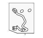 8K1260712B - HVAC: AC Tube for Audi Image