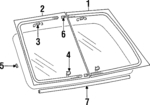 8714034000 - Body: Reveal Molding for Hyundai Image