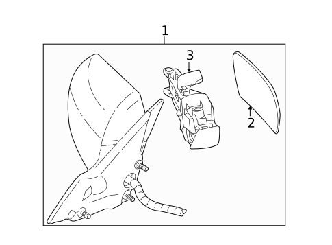 Outside Mirrors for 2005 Cadillac CTS #0