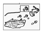 84001AG10B - : Headlamp Assembly for Subaru: Legacy, Outback Image