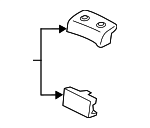 52207939345 - : Center Cover for Mini: Cooper Countryman Image