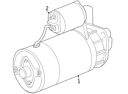 Starter & Related Components for 2001 BMW Z3 #0