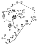 1BP02175AA - Brakes: Anti-lock Brakes Sensor, Bproauto, Right Rear for Mopar Image