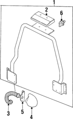 AMR3941 - Electrical: Stop Lamp Assembly for Land Rover: Defender 90 Image