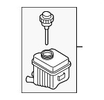 7L6422371E - Steering: Reservoir for Audi: Q7 Image
