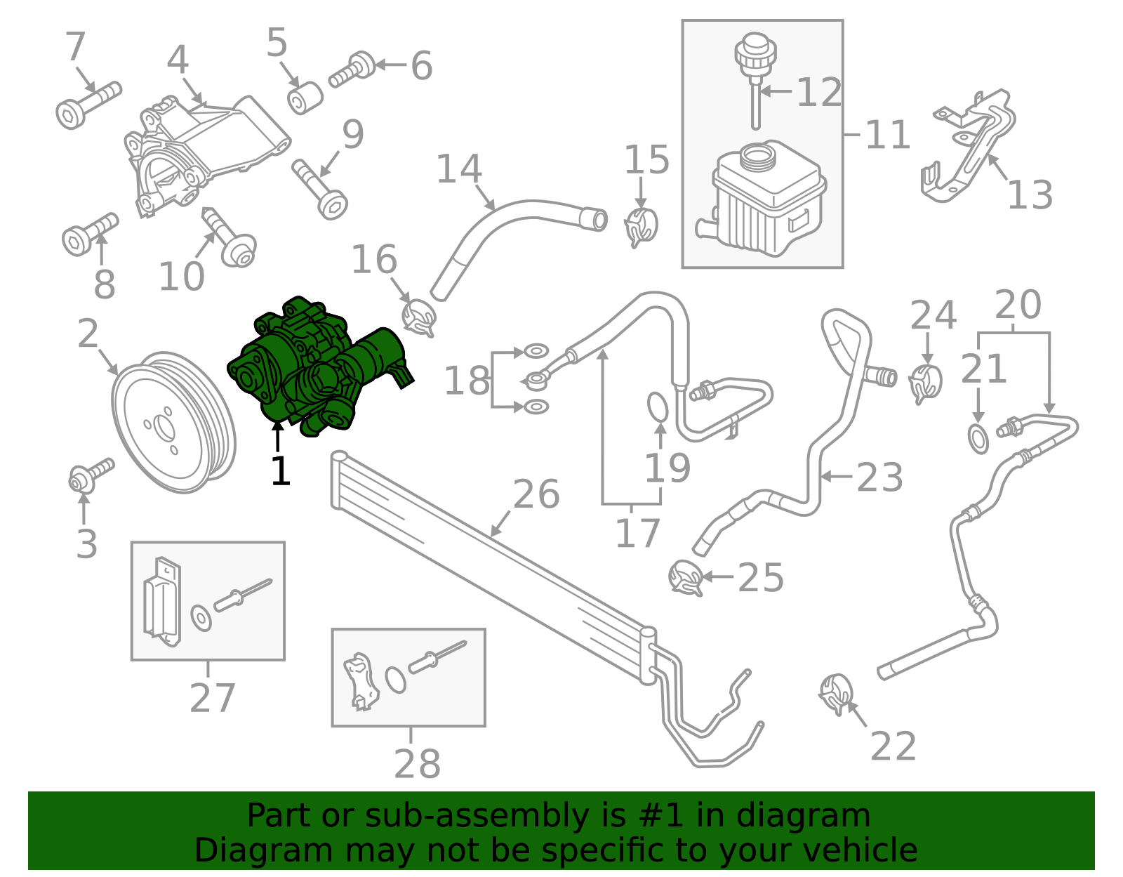 2004-2015 Audi Power Steering Pump 4E0-145-155-N | OEM Parts Online