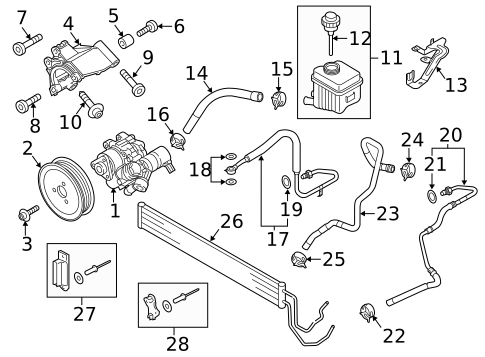 Pump & Hoses for 2013 Audi Q7 #0