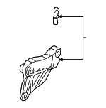 216702B210 - Engine: Engine Bracket for Hyundai Image
