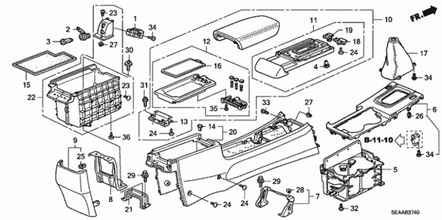 Console for 2008 Acura TSX #0