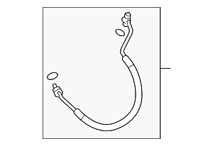 4M0816721BE - : A/C Refrigerant Discharge Hose for Audi Image