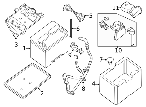 Battery for 2017 Nissan Altima #0