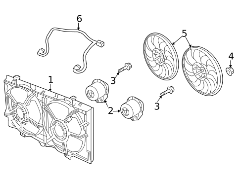 Cooling Fan for 2012 Chevrolet Caprice #0